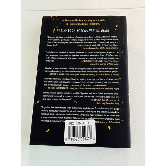 Together We Burn Book Teen Fiction Fantasy Romance Historical Isabel Ibanez - Picture 6 of 6